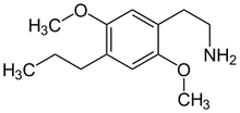 320px-2,5-Dimethoxy-4-propylphenethylamin.svg