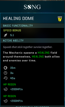 Healing dome gear