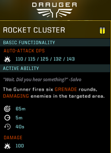 Rocket cluster gear