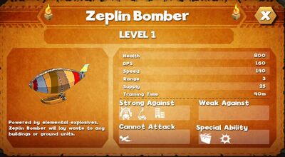 Zeplin bomber