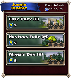 Jungle Rumble dungeon plate