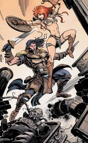 Valeros vs Red Sonja