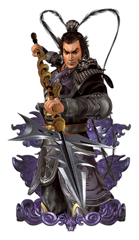 File:Lu Bu Render (CR - ROTK).png