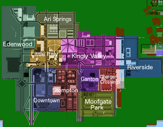 Eden City Districts
