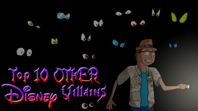 Top 10 other disney villains by animat505-d6sb5mr