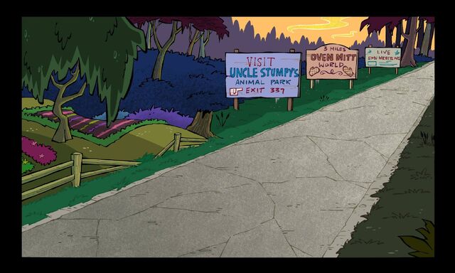 File:Signs around the road.jpg