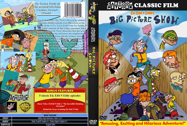 File:Ed, Edd N Eddy Big Picture Show 2016 DVD custom cover.png