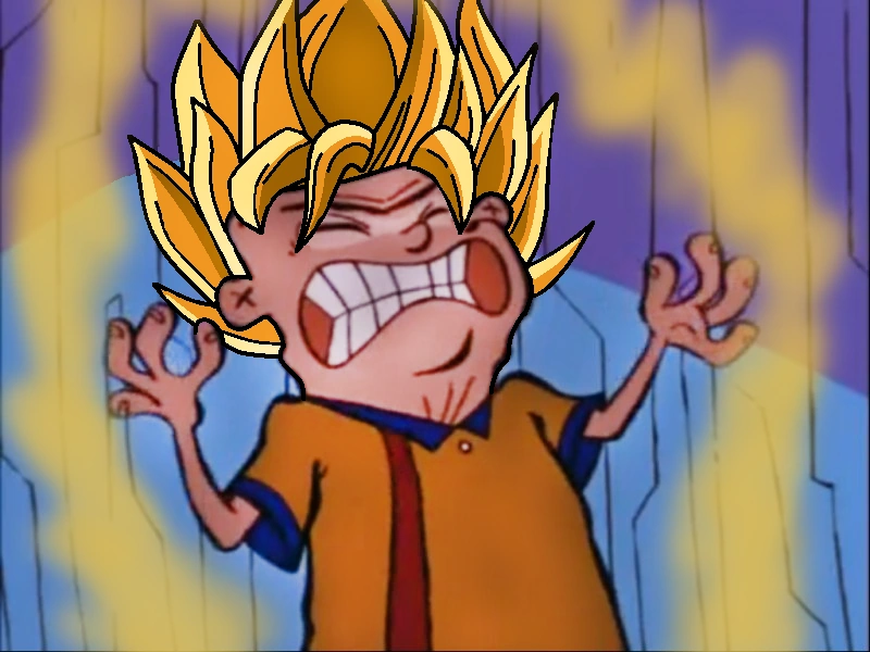 Image - Eddy Super Saiyan.PNG | Ed Edd N' Eddy Z Wiki | FANDOM powered