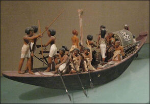 Egyptian model boat (Amenemhet I)