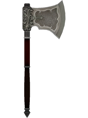 File:Oblivion FineSteelWarAxe.png