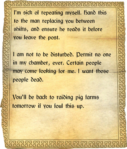 File:Mzinchaleft Guard's Note.png