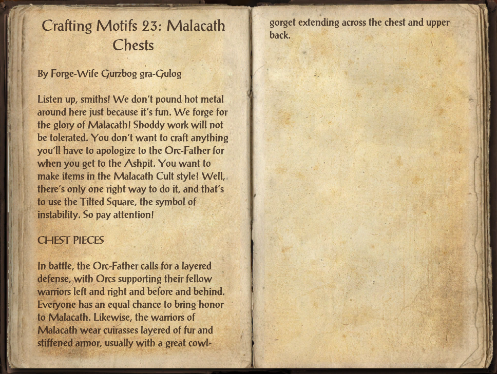Eso Crafting Motifs List Eso Crafting Motifs List