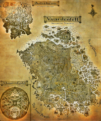 Morrowind Regions Map