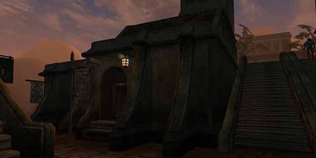 File:TES3 Morrowind - Balmora - Dorisa Darval Bookseller exterior.jpg