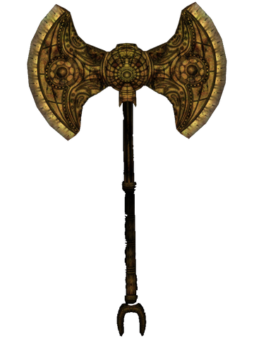 File:Oblivion DwarvenBattleAxe.png