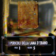 I pericoli della Lama d'ebano