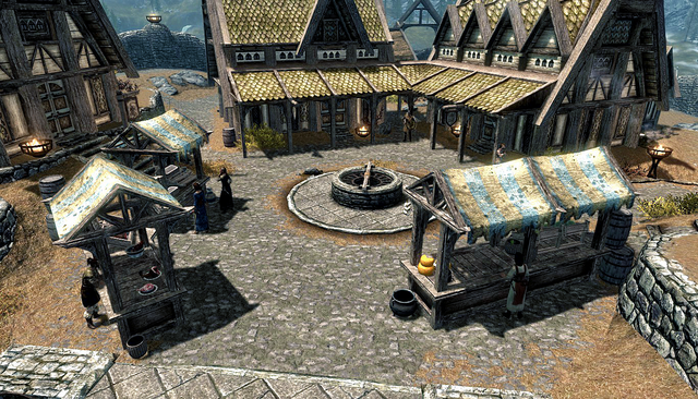 File:Whiterun Skyrim Market.png