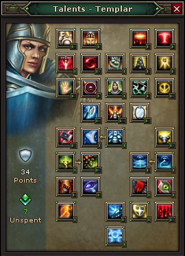 Templar Talent Tree