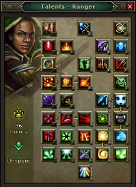 Ranger Talent Tree