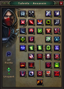 Assassin Talent Tree