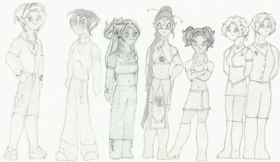 Group of characters