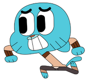 Gumball running by bornreprehensible-d6w8m58.png
