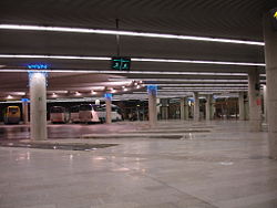 Interior Estación de autobuses de Pamplona