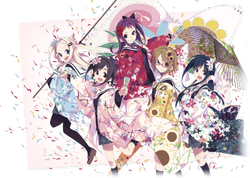 Hanayamata visual
