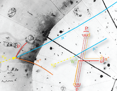 Neutrino bubble chamber decay overlay