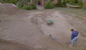 Dave digging pool