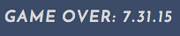 Game over