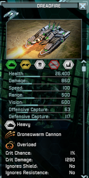Dreadfire stats