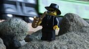 Samson, BoCo, and the Man in the Hills The Saxophone Player