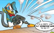 Animatronic Donald in the Tales of Wasteland Comics