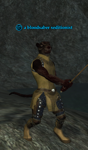 A bloodsaber seditionist (ratonga)