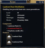 Lambent Dust Distillation