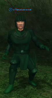 A Tunarian scout (human)