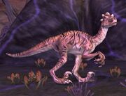 Tiger-striped raptor