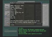 Bulbor's kitchen knife