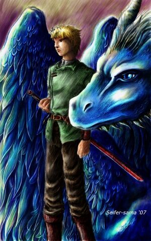 File:Dragon Rider Eragon by seifer sama.jpg