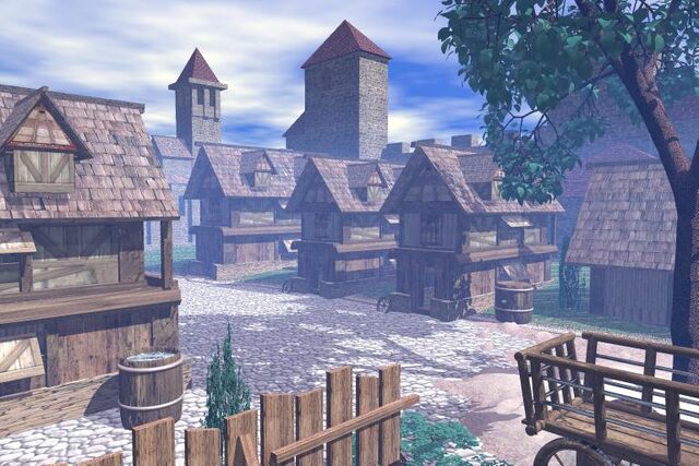 File:3D Bryce 5 medieval town by Sedeslav.jpg