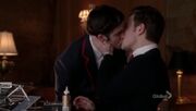Klaine 2x16 first kiss