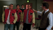 Puck, Mike, Finn, Matt y Will en Preggers.png
