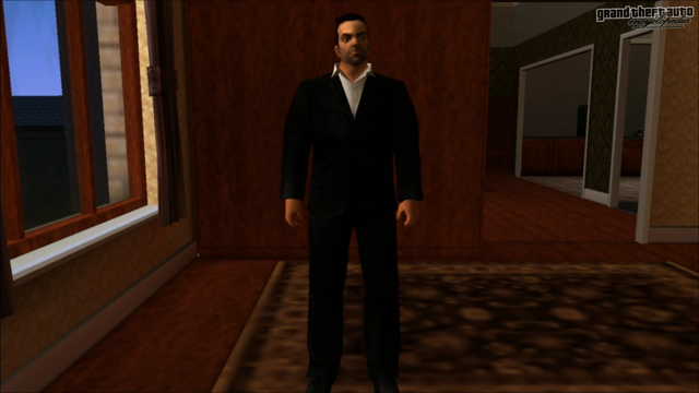 Archivo:Home Sweet Home - Toni con el traje de Leone puesto.png