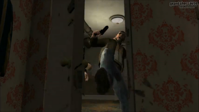 Archivo:Niko destruyendo la puerta del Apartamento.png