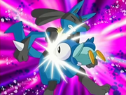 EP536 Piplup golpeando a Lucario con picotazo.png