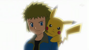 EP634 Pikachu junto a lectro
