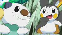EP687 Oshawott y Emolga