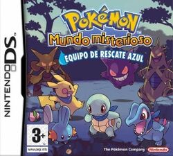 Carátula Pokémon Mundo Misterioso equipo de rescate azul