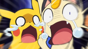 EP901 Pikachu y Meowth aterrorizados.png